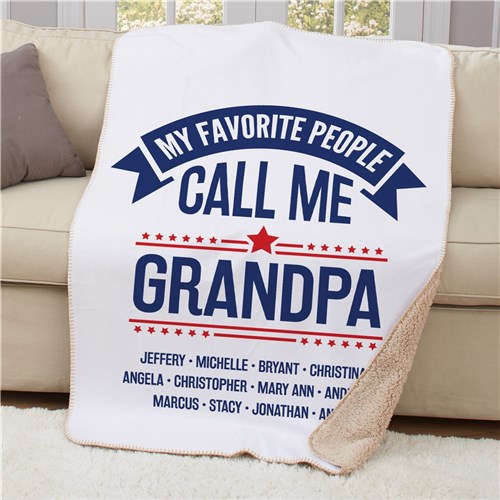 Personalized Dad Throws