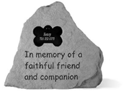 Personalized Pet Memorial Stones
