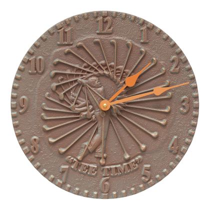 12" Golfer Indoor Outdoor Wall Clock