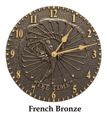 12" Golfer Indoor Outdoor Wall Clock
