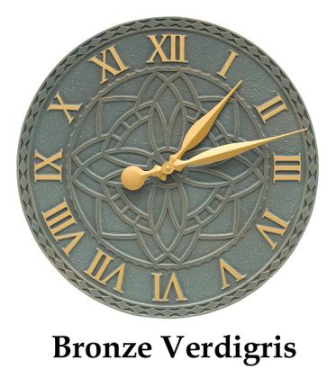 16" Artisan Indoor Outdoor Wall Clock