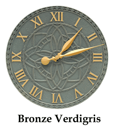 16" Artisan Indoor Outdoor Wall Clock