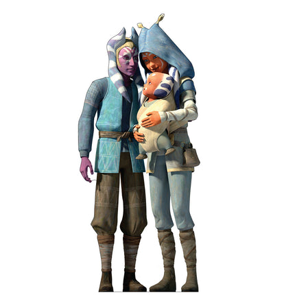 Tales Of The Jedi Pav-Ti Tano, Na'kil Tano, Ahsoka Tano Lifesize Cardboard Cutout