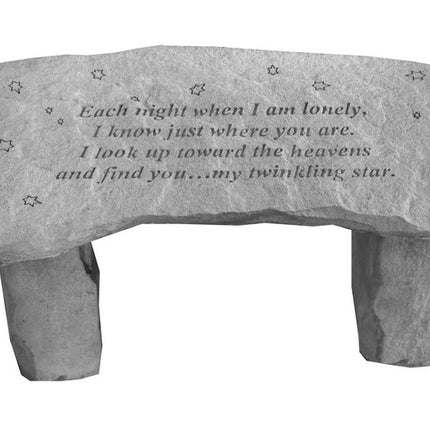 Each night when I am lonely Small Bench