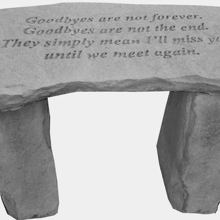 Goodbyes Small Bench