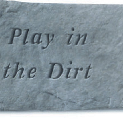 Play in the dirt decorative Garden Stone