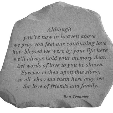 Although you're not Memorial Stone