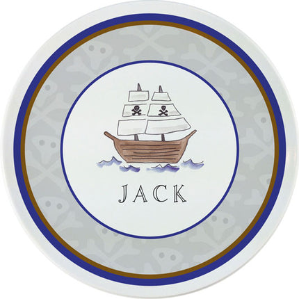 Personalized Childrens Ahoy Matey Dining Plate