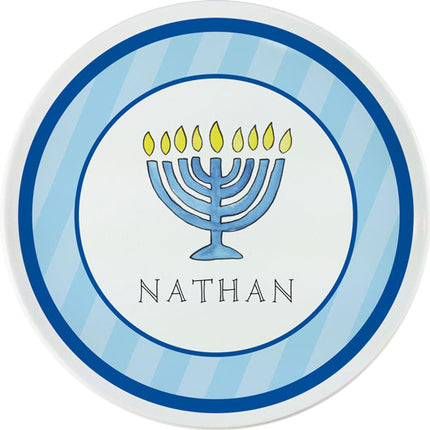 Personalized Childrens Hanukkah Dining Plate