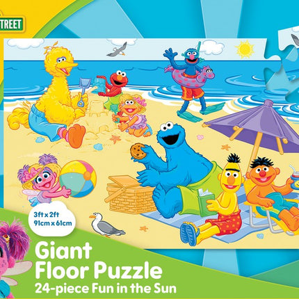 Sesame Street Fun in The Sun 24 Piece Floor Puzzle