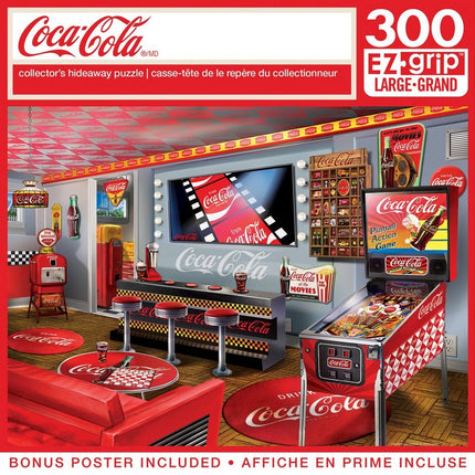 Coca-Cola - Collector's Hideaway 300 Piece EZ Grip Puzzle
