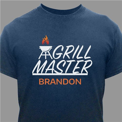 Personalized Grill Master T-Shirt