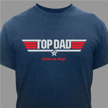 Personalized Top Dad T-Shirt