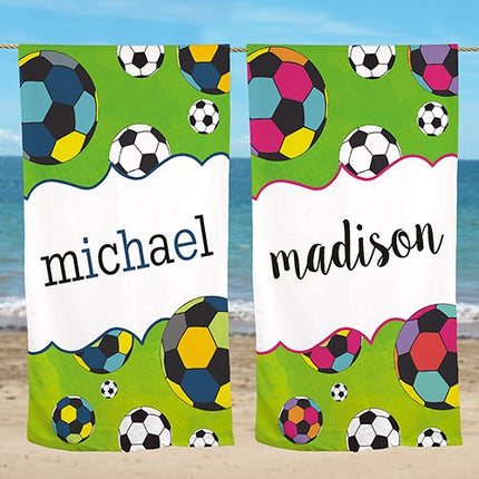 Personalized Sports Beach Towel