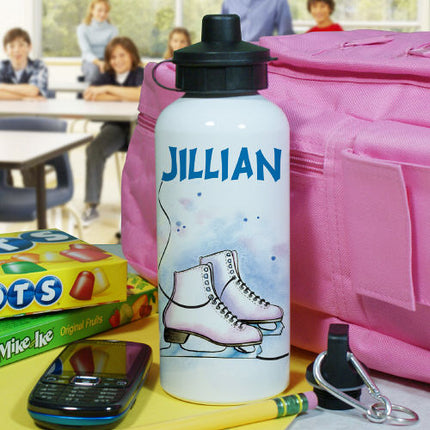 Personalized Water Bottle - Ice Skating