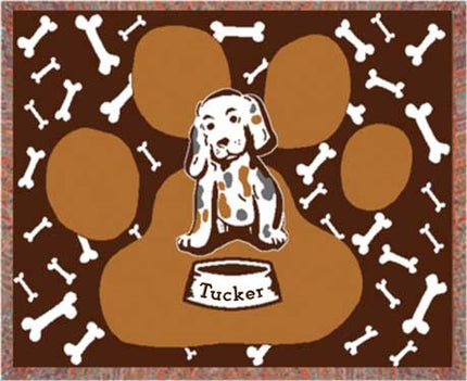 Personalized Dog Afghan