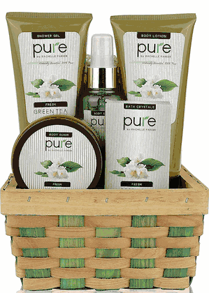 Herbal Collection Green Tea Spa Basket