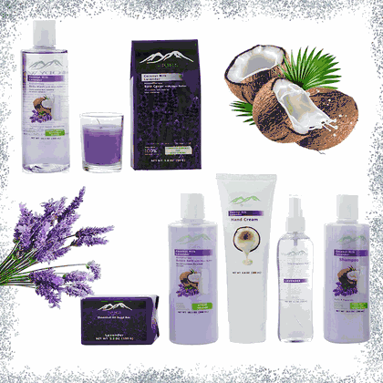 Lavender & Coconut Milk Spa Gift Basket