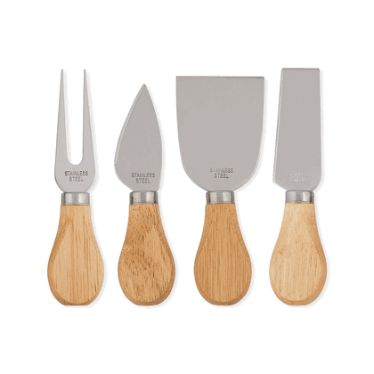 Personalized 5 Piece Cheese Board Set