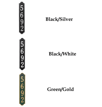 Personalized Admiral Vertical Estate Wall Plaque