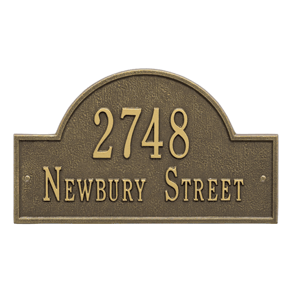 Personalized Arch Address Plaque - 2 Line
