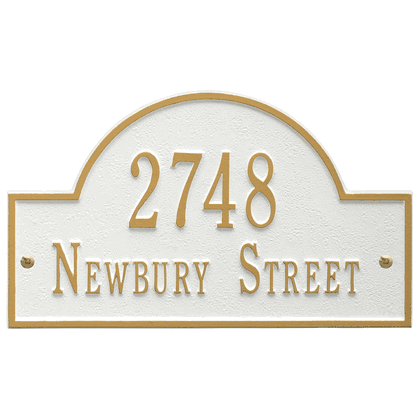 Personalized Arch Address Plaque - 2 Line