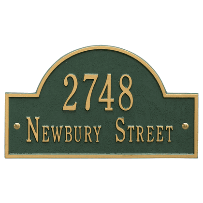 Personalized Arch Address Plaque - 2 Line