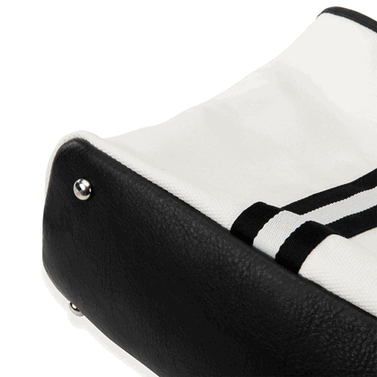 Personalized Black And White Canvas Tote