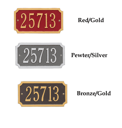 Personalized Cut Corner Rectangle 1 Line Standard Wall Plaque