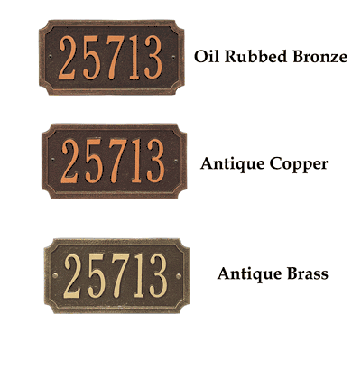 Personalized Cut Corner Rectangle 1 Line Standard Wall Plaque
