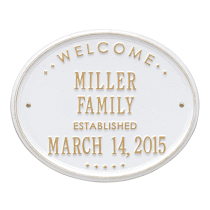 Personalized Family Established Plaque