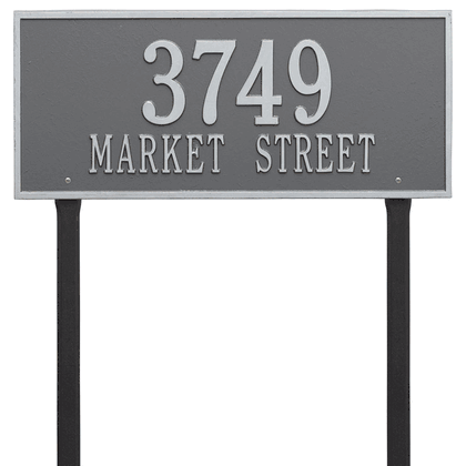 Personalized Hartford Large Lawn Address Plaque - 2 Line