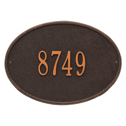 Personalized Hawthorne Address Plaque - 1 Line
