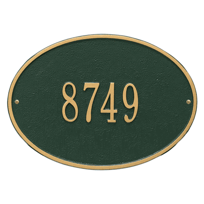 Personalized Hawthorne Address Plaque - 1 Line