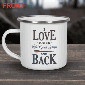 Personalized I Love You To The Lake & Back Camper Mug