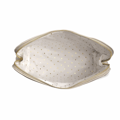 Personalized Initials Grey Vegan Leather Travel Bag