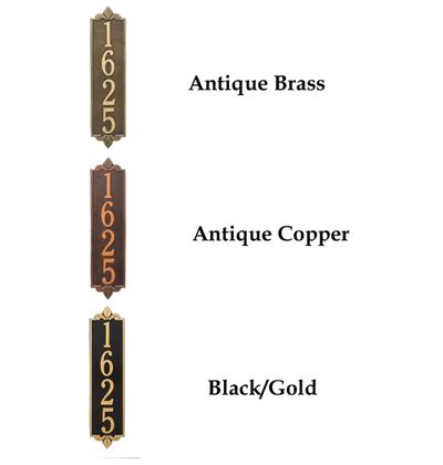 Personalized Lyon Vertical Estate Wall Plaque
