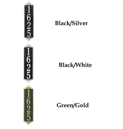 Personalized Lyon Vertical Estate Wall Plaque