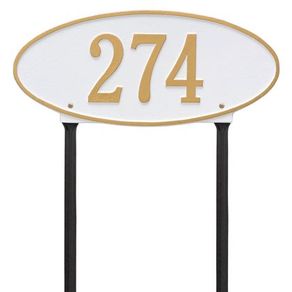 Personalized Madison Lawn Address Plaque - 1 Line
