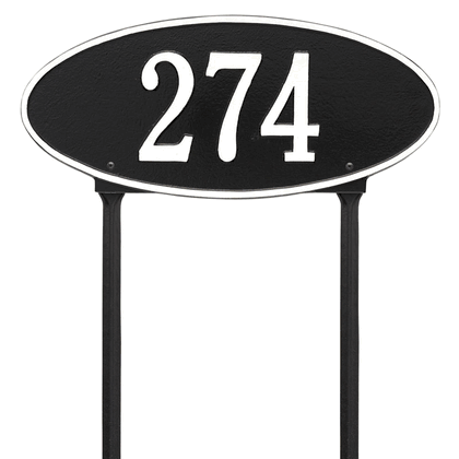 Personalized Madison Lawn Address Plaque - 1 Line