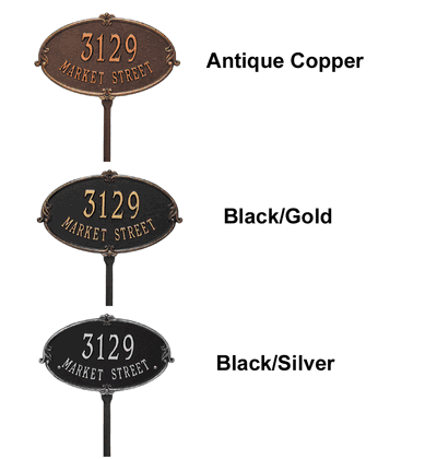 Personalized Montecarlo 2 Line Standard Lawn Plaque