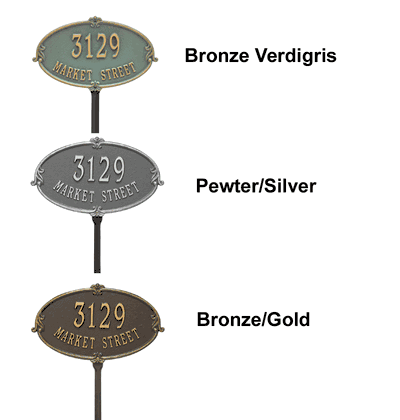 Personalized Montecarlo 2 Line Standard Lawn Plaque
