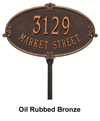 Personalized Montecarlo 2 Line Standard Lawn Plaque