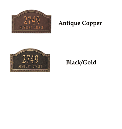 Personalized Penhurst 2 Line Grande Wall Plaque