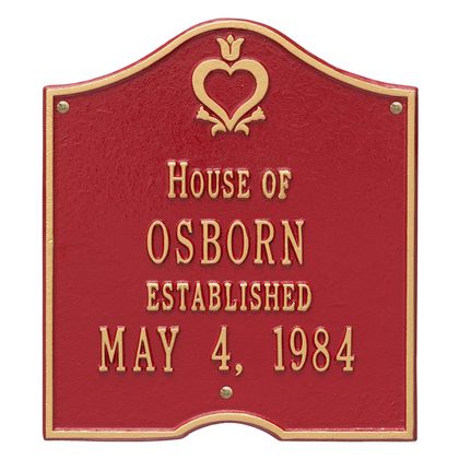 Personalized Pennsylvania Dutch Wedding Plaque