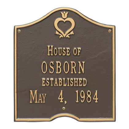 Personalized Pennsylvania Dutch Wedding Plaque