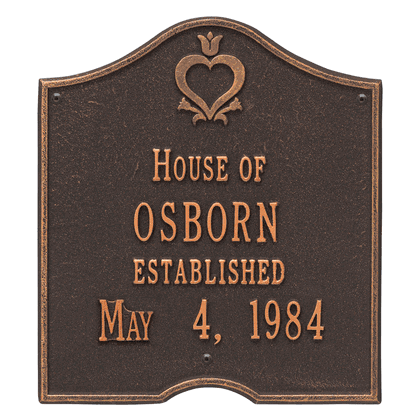 Personalized Pennsylvania Dutch Wedding Plaque