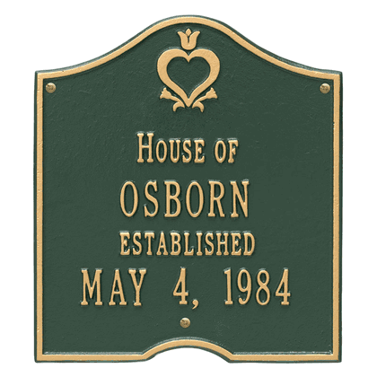 Personalized Pennsylvania Dutch Wedding Plaque