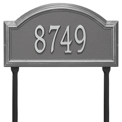 Personalized Providence Arch Lawn Address Plaque - 1 Line