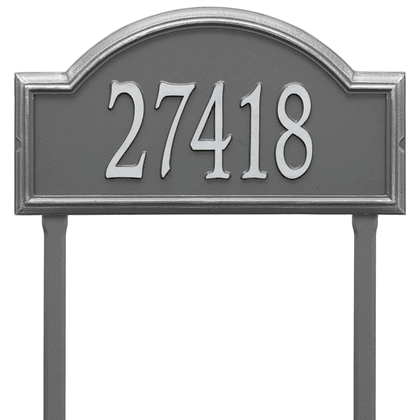 Personalized Providence Large Lawn Address Plaque - 1 Line